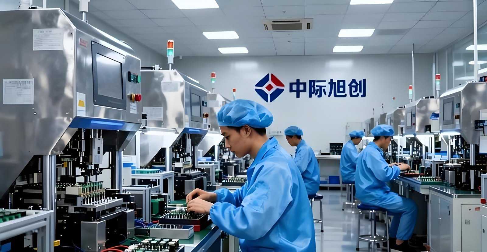 高速光模块产品与产线（示意图）